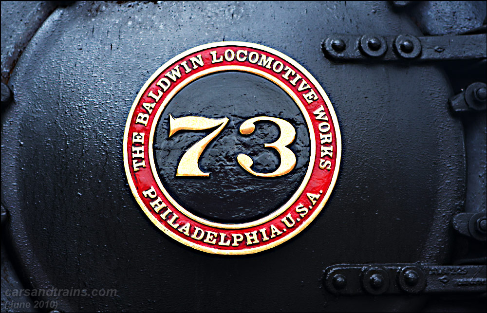 WP & YR steam locomotive no. 73 at Skagway, Alaska