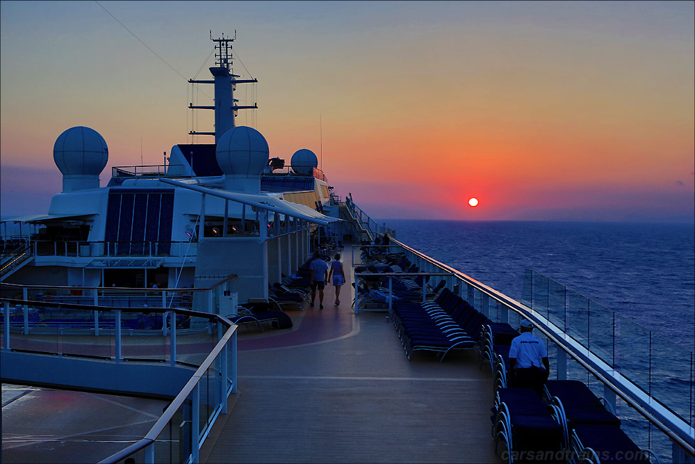 2012 Mediterranean sunset on the Celebrity Equinox