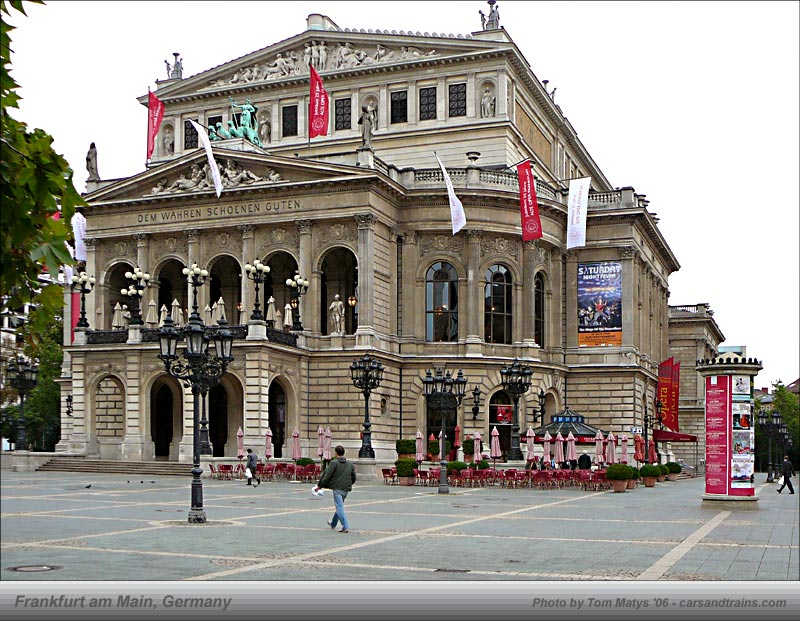 Alte Oper (Old Opera) house in Frankfurt, Germany