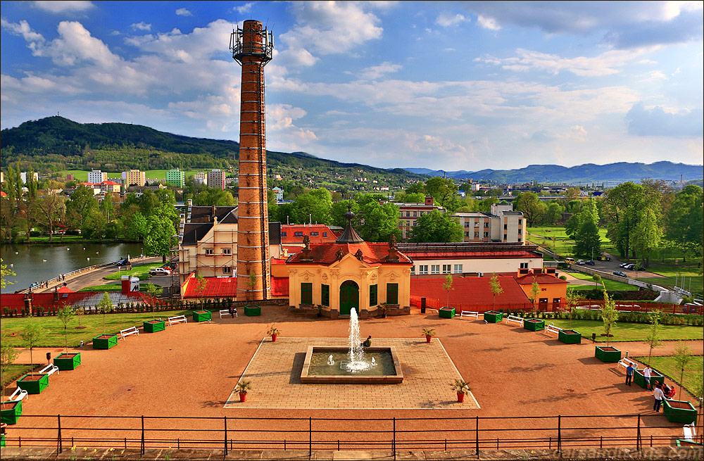 Decin castle Labe