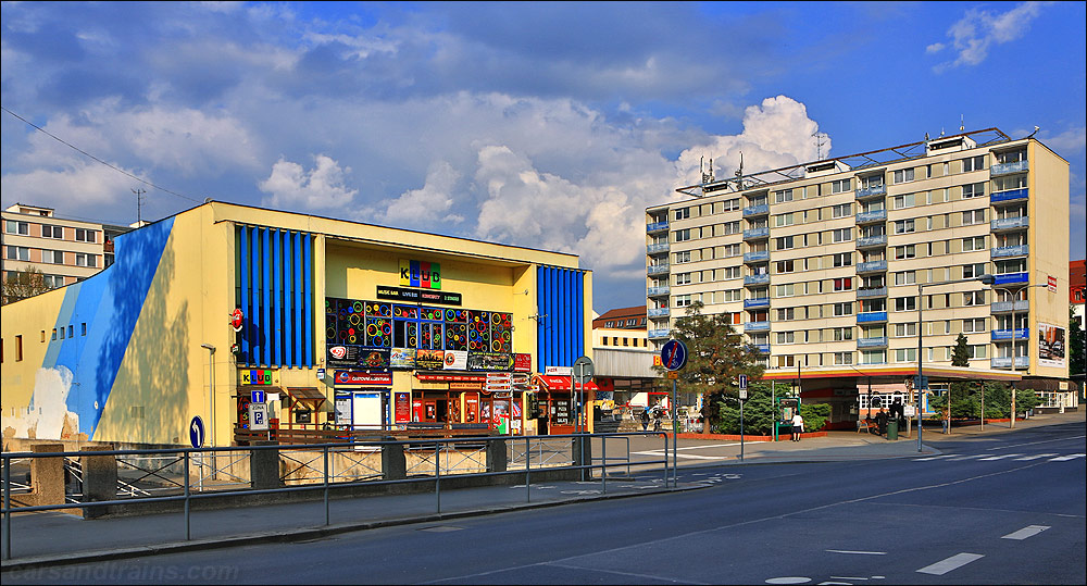 Decin city center Labe