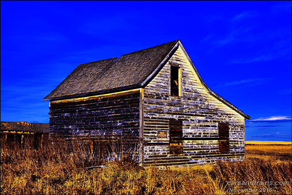 An old barn east of High River, Alberta.