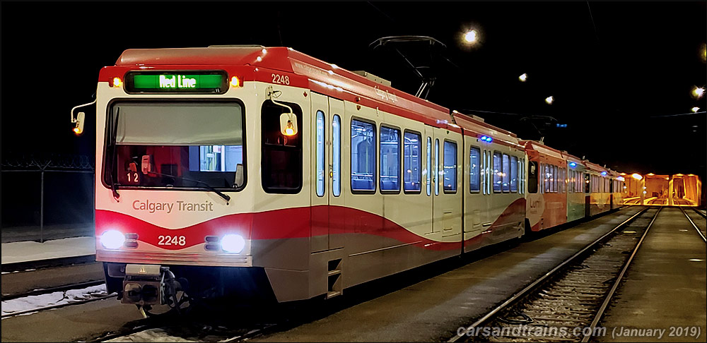 Calgary Transit Ctrain Siemens sd160 lrv 2248 at Calgary