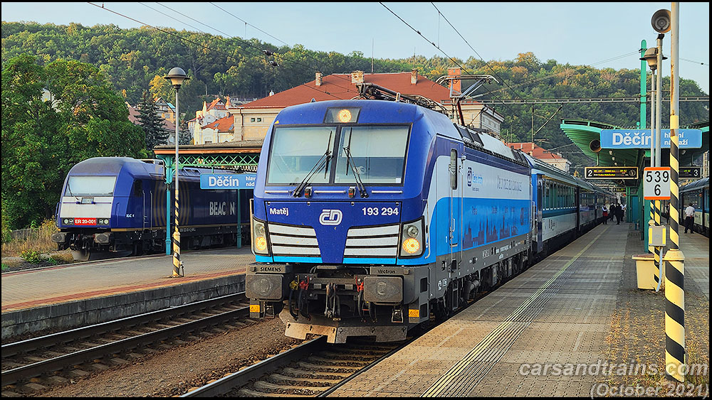 CD 193 294 6 Vectron is in Decin, Czech Republic