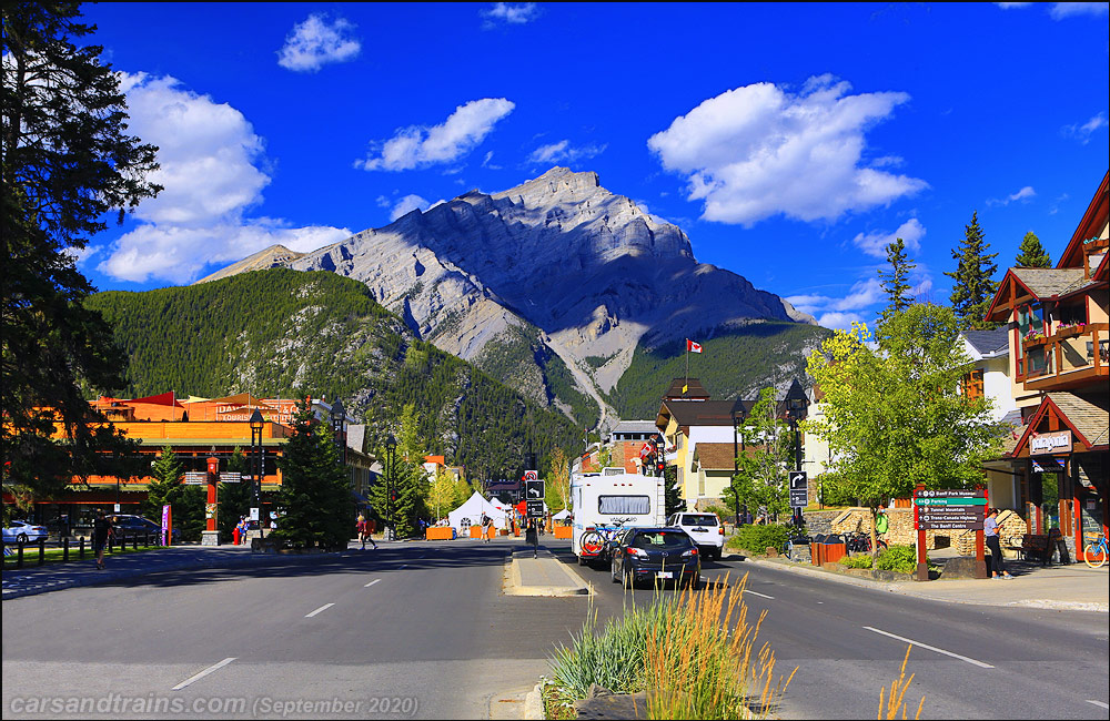 Cascade mountain Banff Alberta.