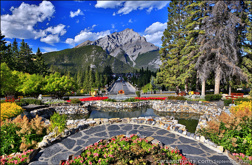 Cascade mountain Banff Alberta.