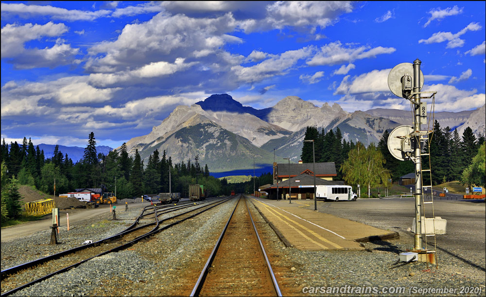 Banff train station Alberta.